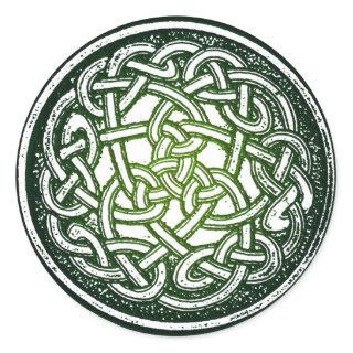 Celtic Knot (traditional) Classic Round Sticker