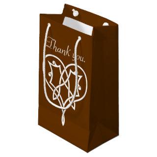 Celtic Weave Hearts in Chocolate Gift Bag