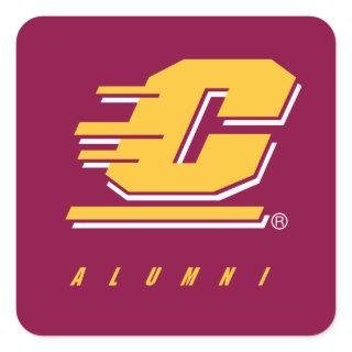 Central Michigan University Alumni Square Sticker