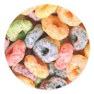 Cereal Classic Round Sticker