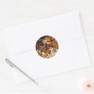 Cezanne - The Kitchen Table Tile Classic Round Sticker