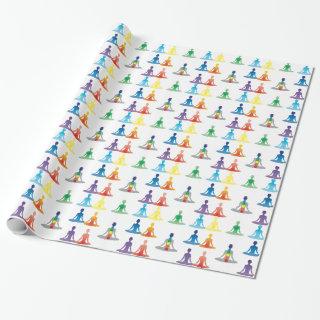 Chakra 7 colors aura chi prana yogi yoga lotus