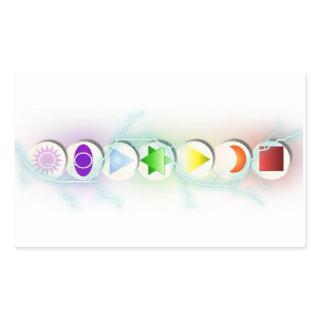 Chakra Symbols Sticker
