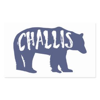 Challis Idaho Bear Rectangular Sticker