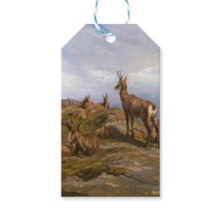 Chamois Goats in the French Alps Mountain Range Gift Tags