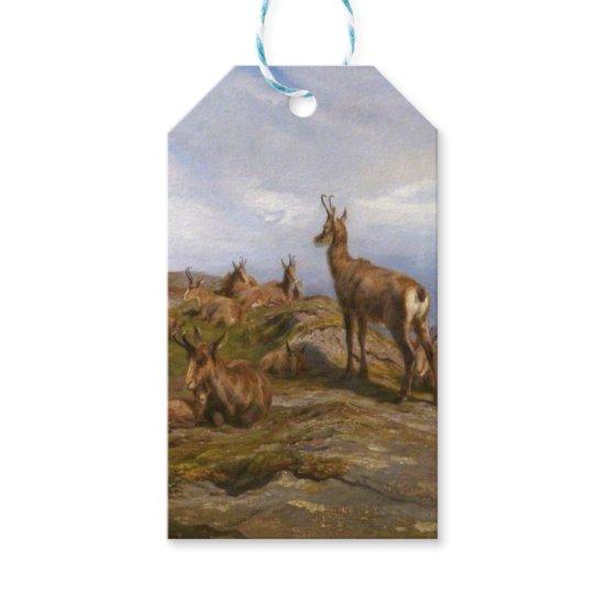 Chamois Goats in the French Alps Mountain Range Gift Tags
