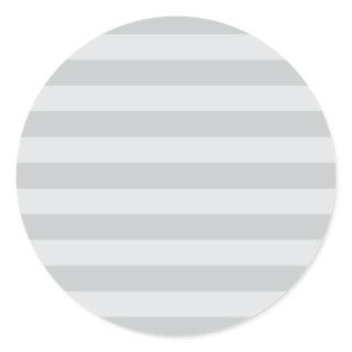 Change Grey Stripes to  Any Color Click Customize Classic Round Sticker