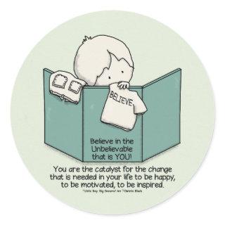 Change It! Classic Round Sticker