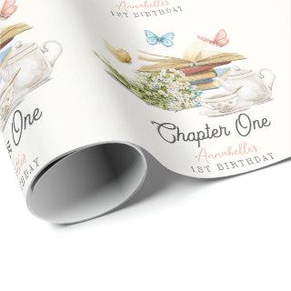 Chapter One Tea Butterfly Storybook 1st Birthday