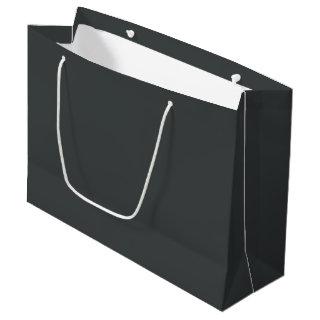 Charcoal grey large gift bag