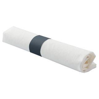 Charcoal Solid Color Napkin Bands