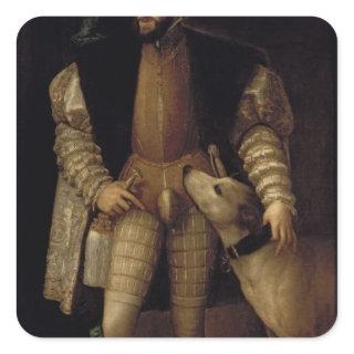 Charles V Square Sticker