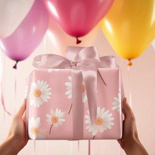 Charming Daisy Kids Room Pattern | Soft Pink