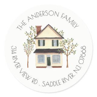 Charming House | New Home Address Label Sticker