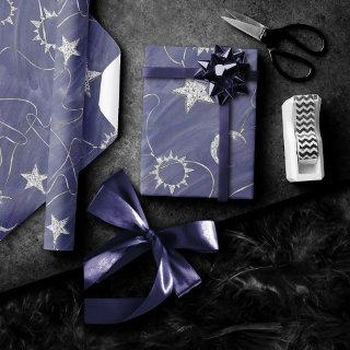 Charming Mystique | Silver Moon Stars Sun Amulet