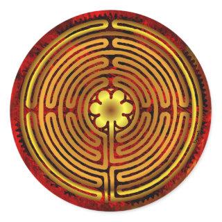 Chartres Labyrinth Fire Sticker