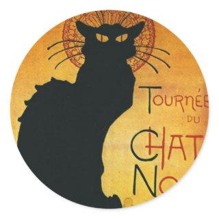 Chat Noir - Black Cat Classic Round Sticker