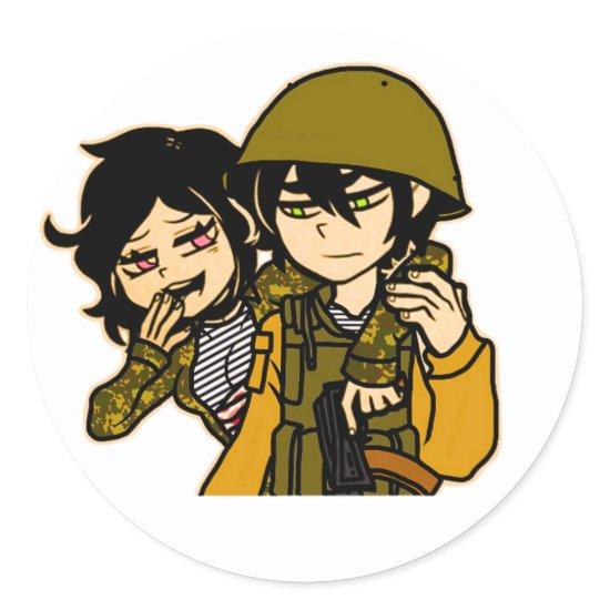 Chechnya Classic Round Sticker