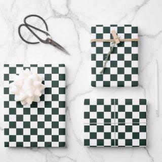 Check Green White Checkered  Sheets