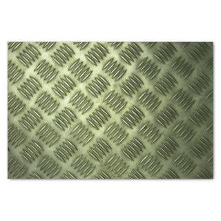 Checkered Metal Stainless Steel Flooring Texture Tissue Paper