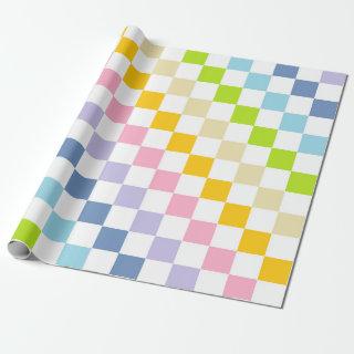Checkered Pastel Rainbow