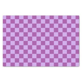 Checkered Purple Tissue Paper