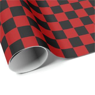 Checkered Red and Black