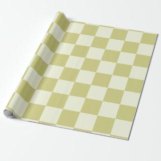 Checkered Sage Green