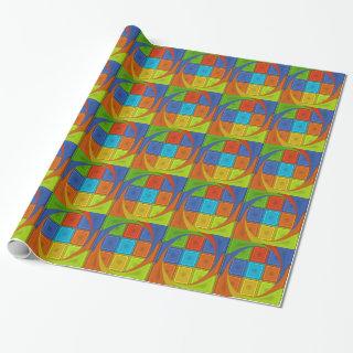 Checkered Whirl Art Print