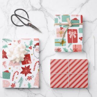 Cheerful Santa Holiday  Sheets