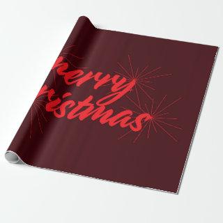 Cheerful, trendy design of "Merry Christmas"