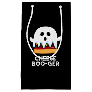 Cheese Boo-ger Funny Ghost Pun Dark BG Small Gift Bag