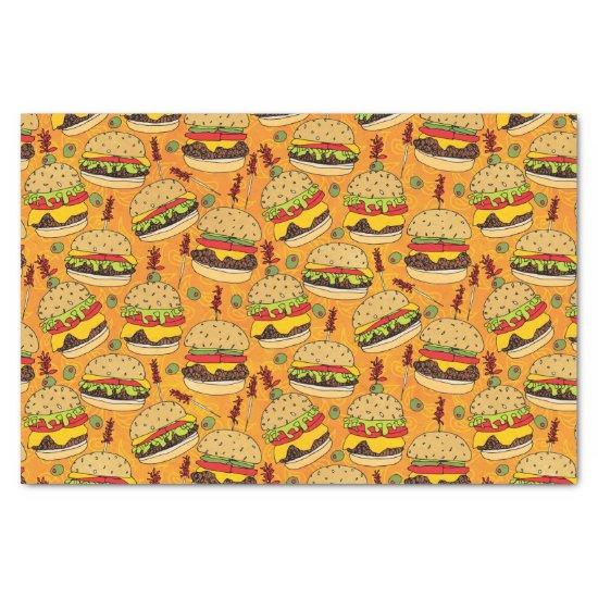 Cheeseburger Deluxe Tissue Paper