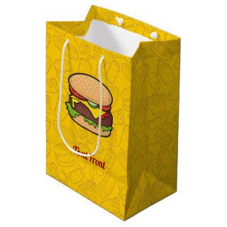 Cheeseburger Medium Gift Bag
