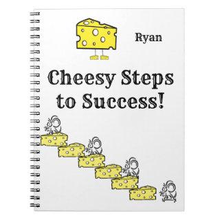 Cheesy Steps to Success  Notebook