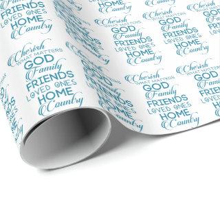 Cherish What Matters Teal