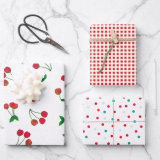 Cherries, Gingham and Lots of Dots Assorted  Sheets