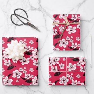 CHERRY BLOSSOM - SAKURA (RED)  SHEETS