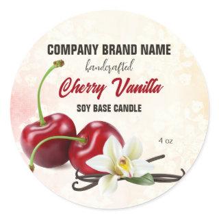 Cherry Vanilla Classic Round Sticker