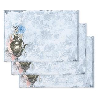 Cheshire Cat Alice in Wonderland Blue  Sheets