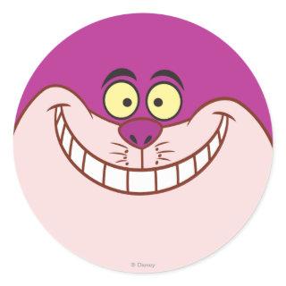 Cheshire Cat Face Classic Round Sticker