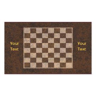 Chess, Checkers, Draughts Board Name Gift Tag
