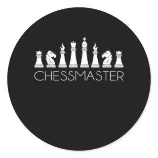 Chess  - Chessmaster Classic Round Sticker