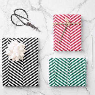 Chevron herringbone style 3 colors  sheets