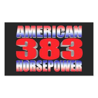 chevy 383 stroker rectangular sticker