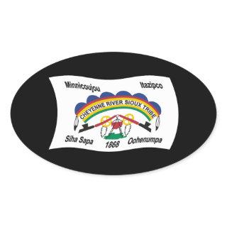 Cheyenne River Sioux Flag Sticker