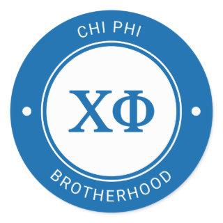 Chi Phi | Badge Classic Round Sticker