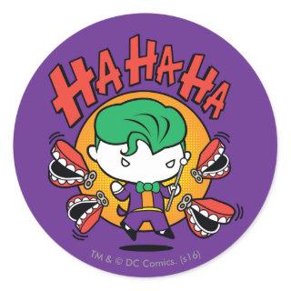 Chibi Joker With Toy Teeth Classic Round Sticker