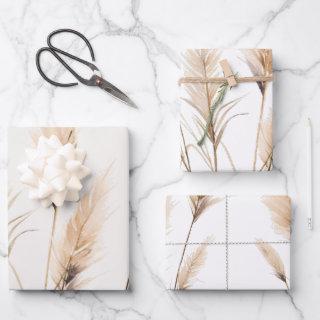 Chic boho Pampas grass Baby shower   Sheets