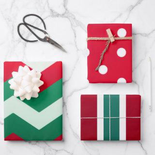 Chic Chevron and Polka-Dot Holiday   Sheets